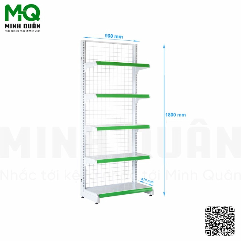 giá Kệ đơn lưng lưới 5 tầng 900×1800 mm giá Kệ đơn lưng lưới 5 tầng 900×1800 mm