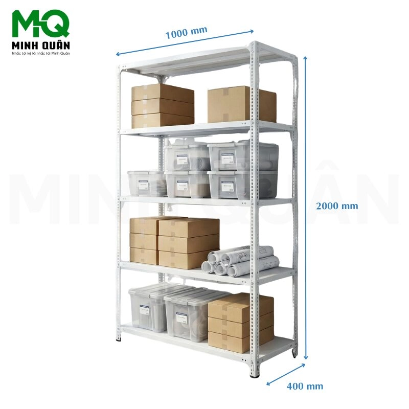 Kệ Sắt V Lỗ Thủ Đức: Đa Dạng Trọng Tải, Giá Tốt, Dễ Lắp Ráp