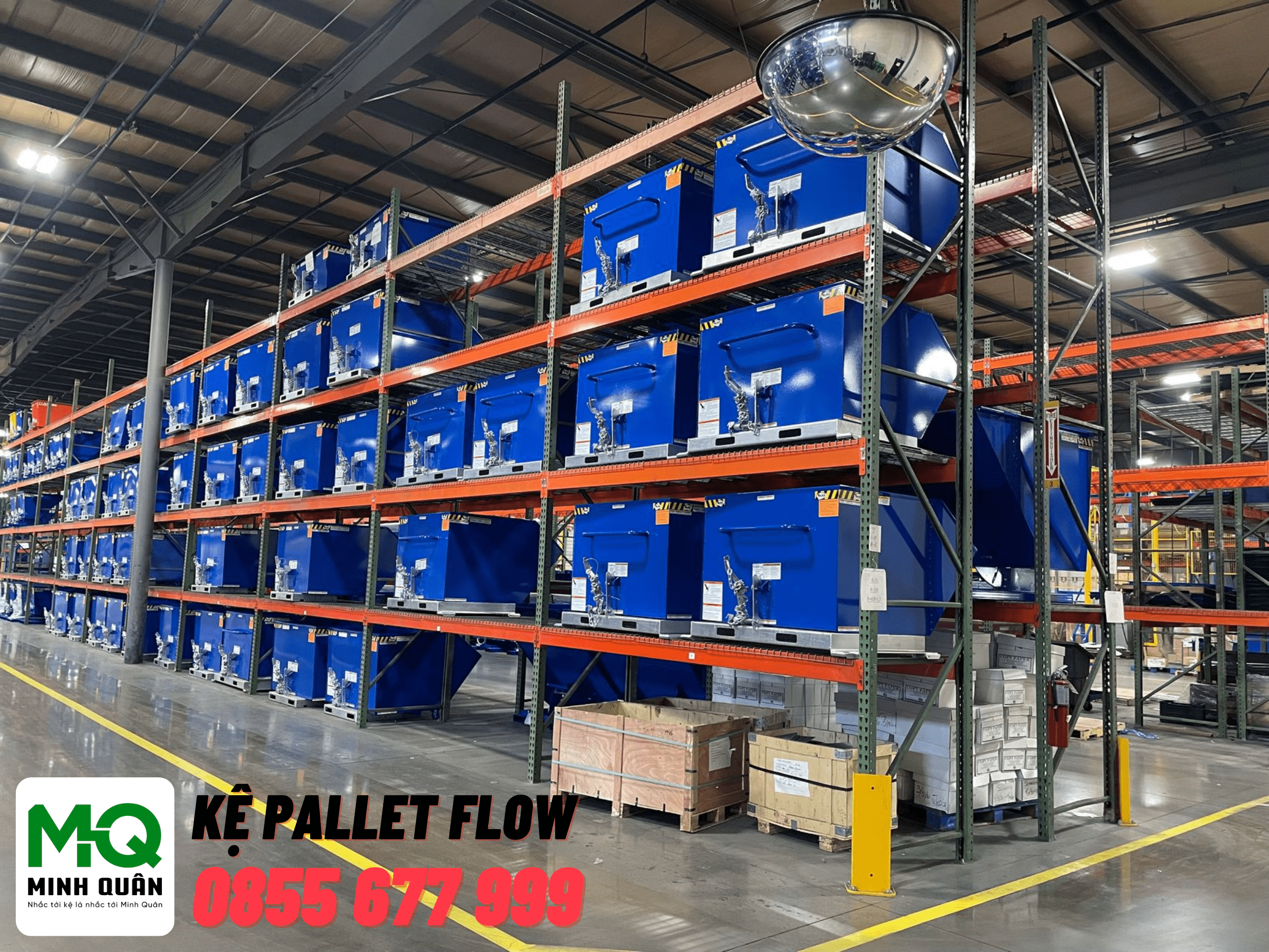 Kệ Pallet Flow là gì? Ưu nhược điểm