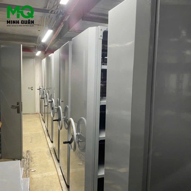 Báo giá kệ tay quay Mobile Shelving chi tiết