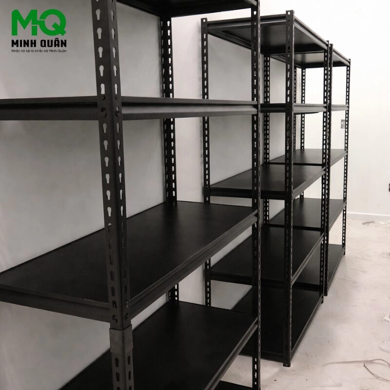 Giá Kệ Sắt V Lỗ 5 Tầng- D1500 x R500 x C2000 (mm) Giá Kệ Sắt V Lỗ 5 Tầng- D1500 x R500 x C2000 (mm)
