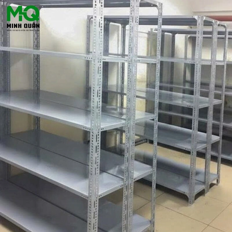 Kệ Sắt V Lỗ 5 Tầng – D1500 x R400 x C2000