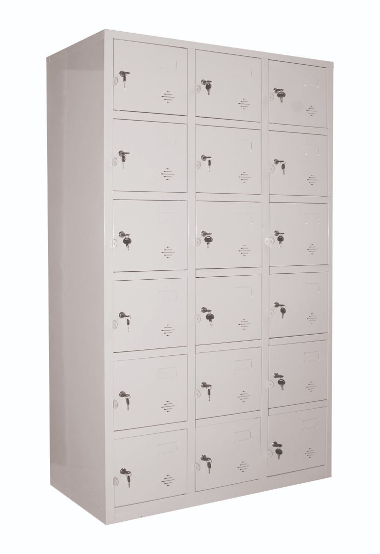 Tủ Locker 18 Ngăn Hiện Đại – Giải Pháp Tiết Kiệm Diện Tích Tối Ưu