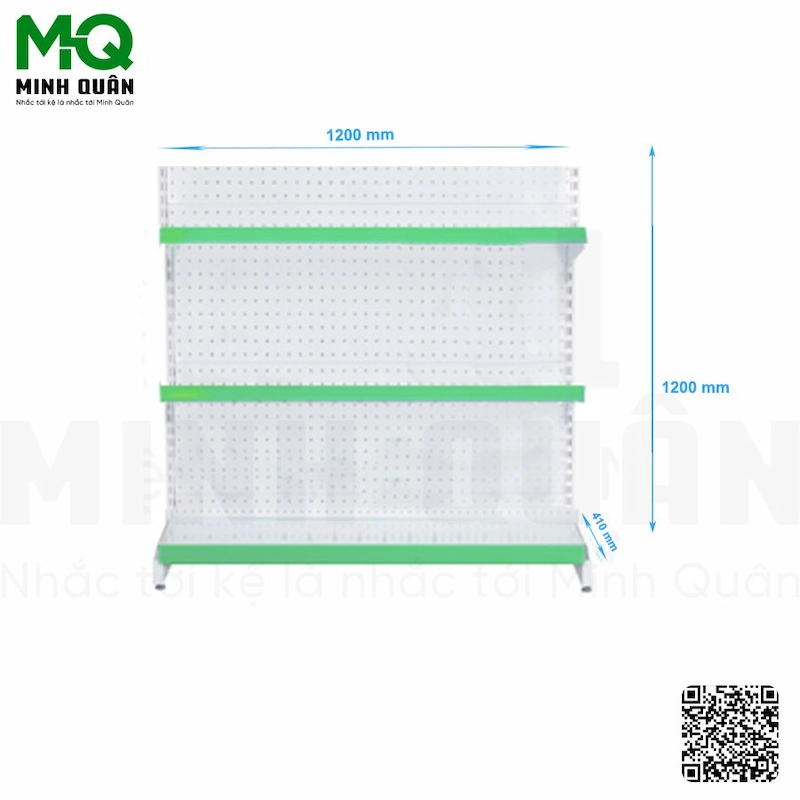 giá Kệ đơn lưng tôn lỗ tròn 3 tầng 1200×1200 mm giá Kệ đơn lưng tôn lỗ tròn 3 tầng 1200×1200 mm