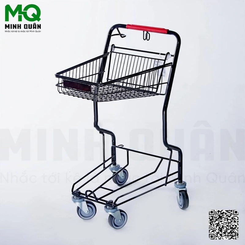 Xe đẩy siêu thị 2 tầng Xe đẩy siêu thị 2 tầng