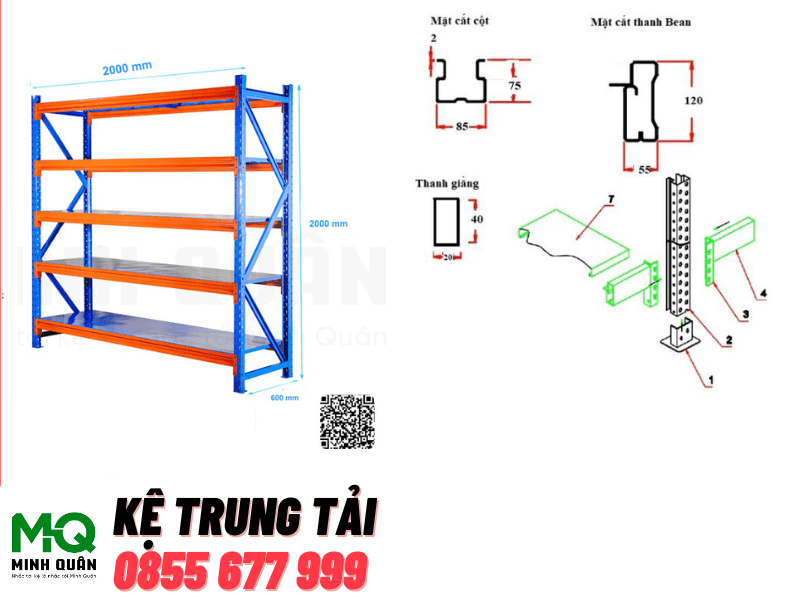 Kệ Trung tải là gì? Ưu nhược điểm
