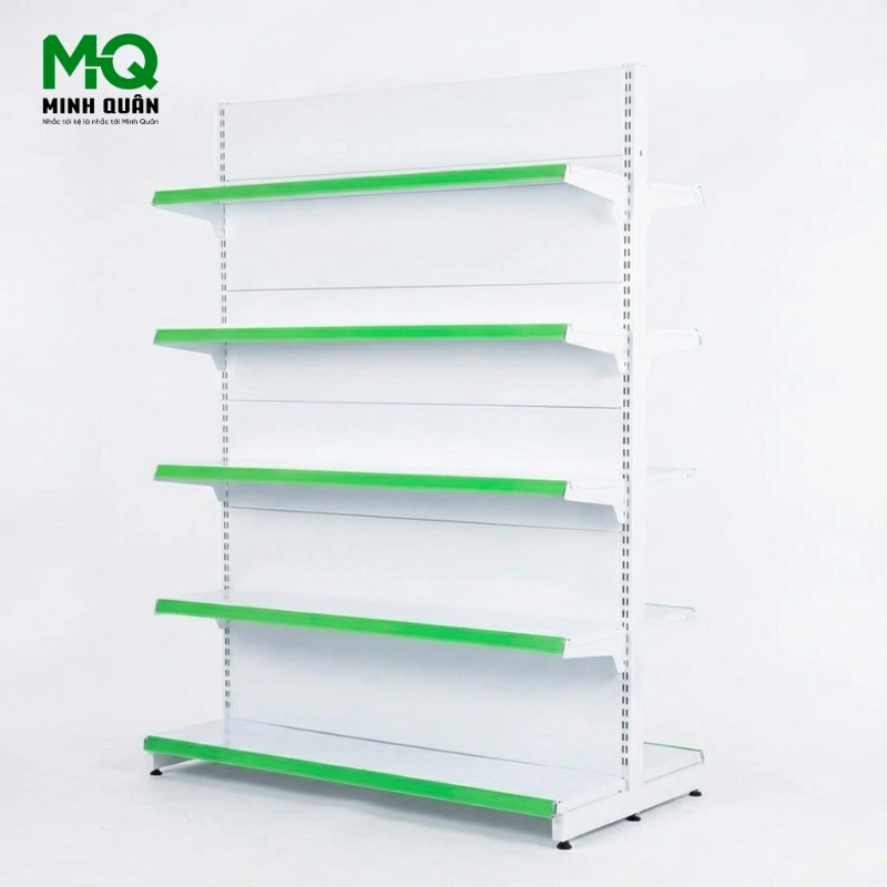 giá Kệ đơn lưng tôn kín 5 tầng 1200×1800 mm giá Kệ đơn lưng tôn kín 5 tầng 1200×1800 mm