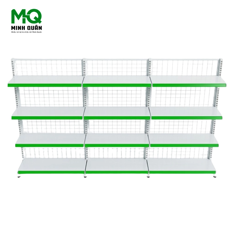 Kệ đơn lưng lưới 4 tầng 1200×1500 mm Kệ đơn lưng lưới 4 tầng 1200×1500 mm