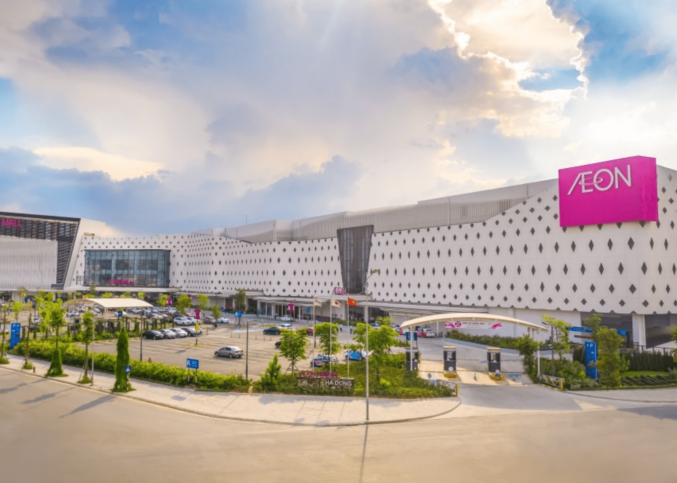 Dự án lắp đặt kệ siêu thị cho Aeon Mall Hà Nội