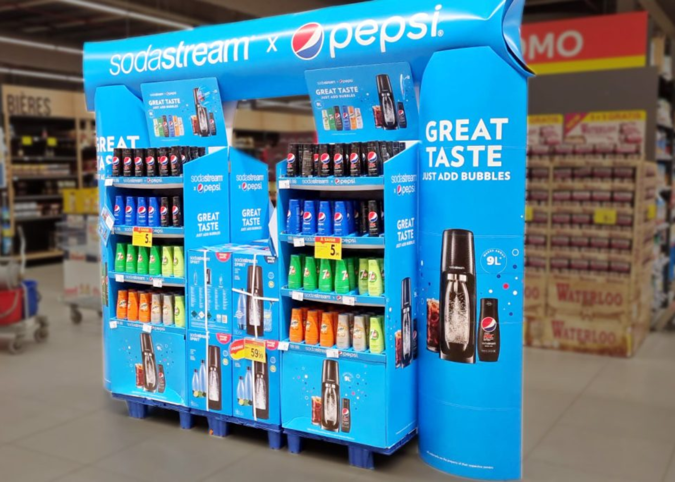 Dự án lắp đặt kệ quảng cáo cho Pepsico