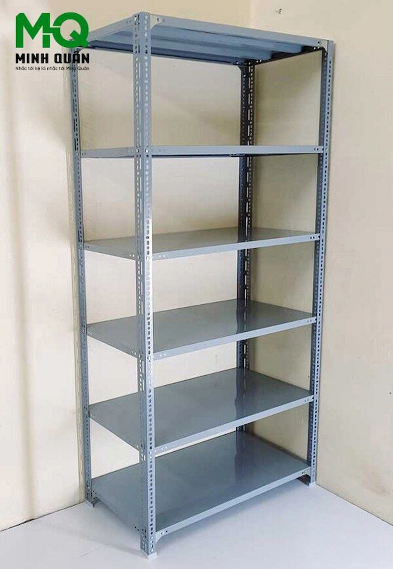 kệ sắt v lỗ 6 tầng