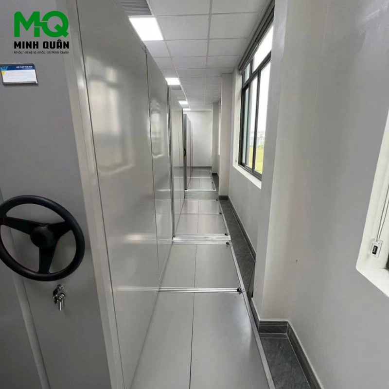 Kệ tay quay là giải pháp quản trị không gian cho nhiều đơn vị