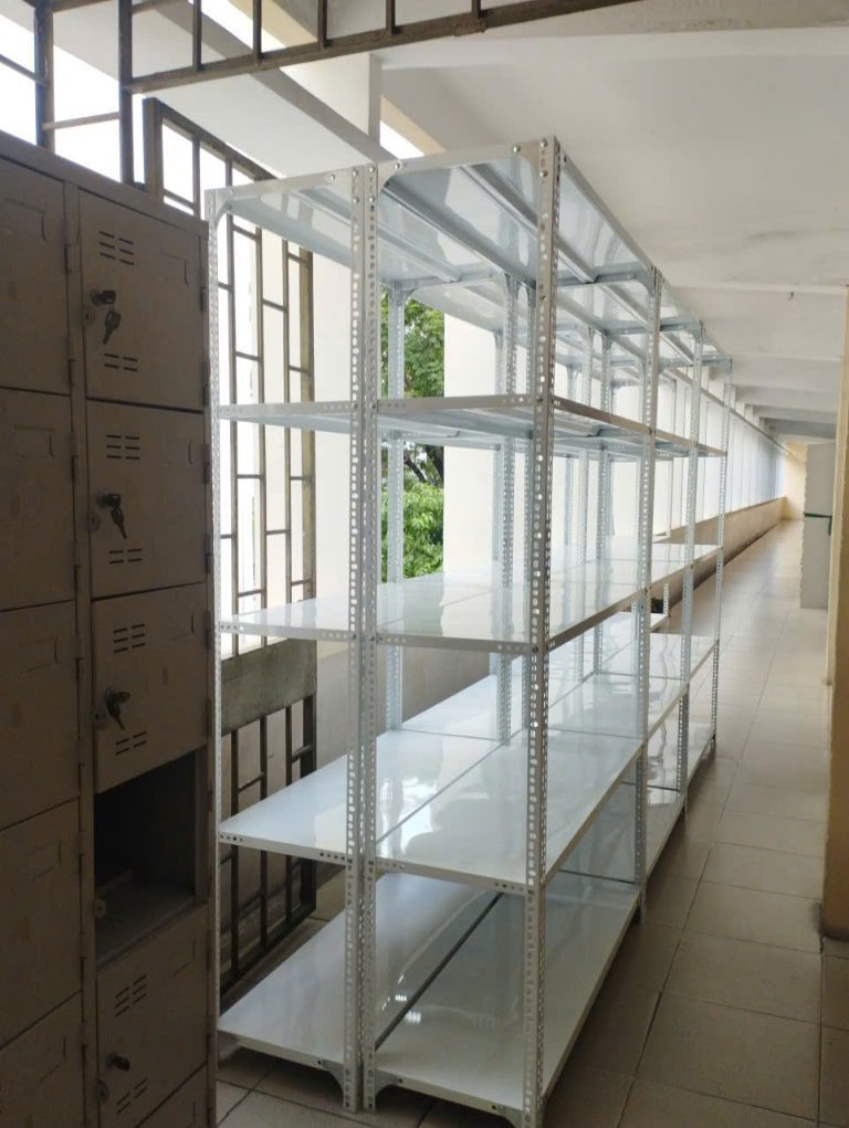 kệ sắt V lỗ 4 tầng