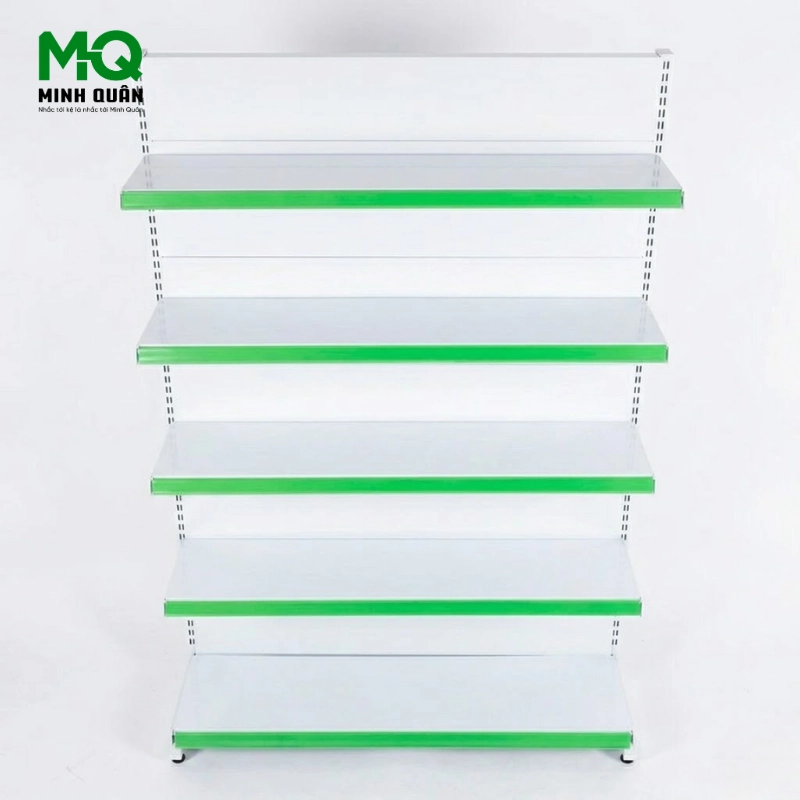 giá Kệ đơn lưng tôn kín 5 tầng 1200×1800 mm giá Kệ đơn lưng tôn kín 5 tầng 1200×1800 mm