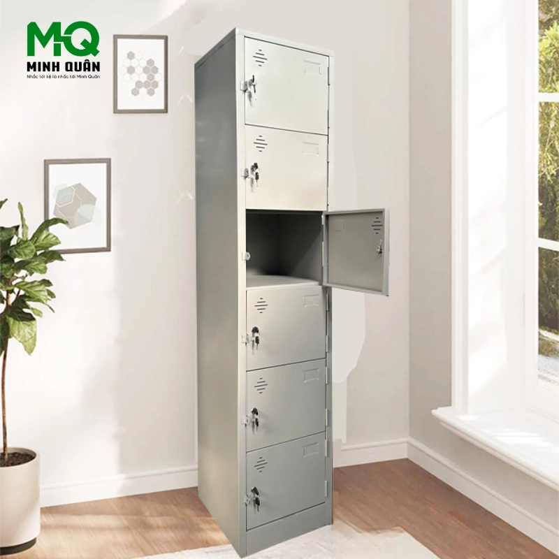 tủ sắt locker 6 ngăn