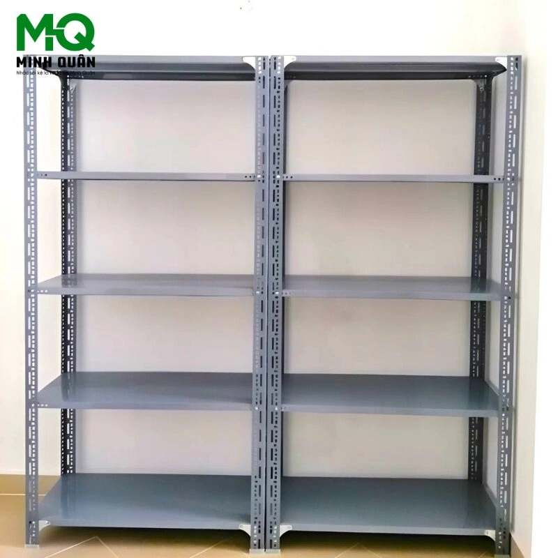 Kệ sắt lỗ V 5 tầng