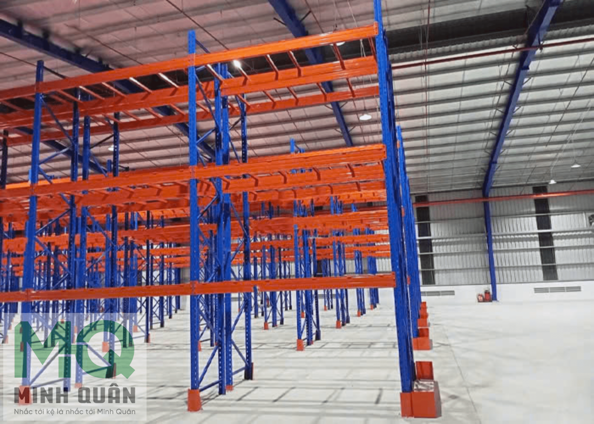 Hình ảnh thực tế kệ chứa pallet