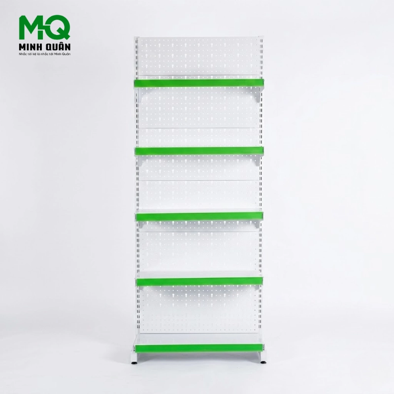 giá Kệ đơn lưng tôn lỗ khóa 5 tầng 700×1800 mm
