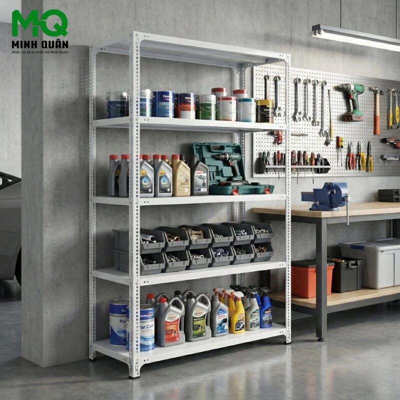 Tiêu chí lựa chọn đơn vị cung cấp kệ sắt V lỗ 5 tầng D1000 x R400 x C2000 uy tín