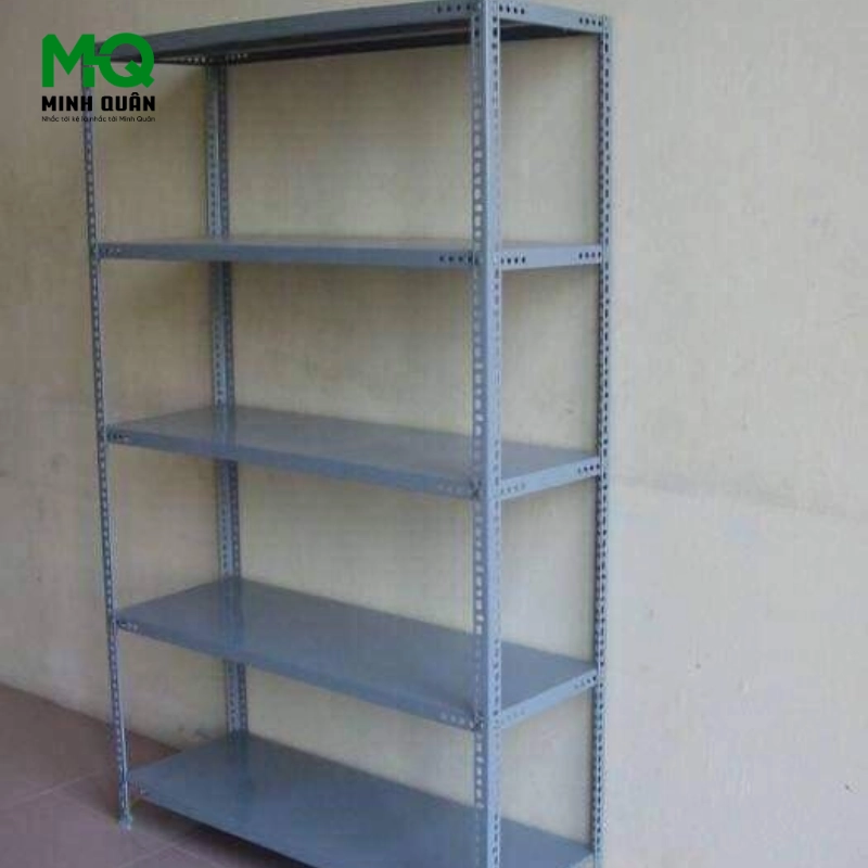 Làm Kệ Sắt V Lỗ Theo Yêu Cầu