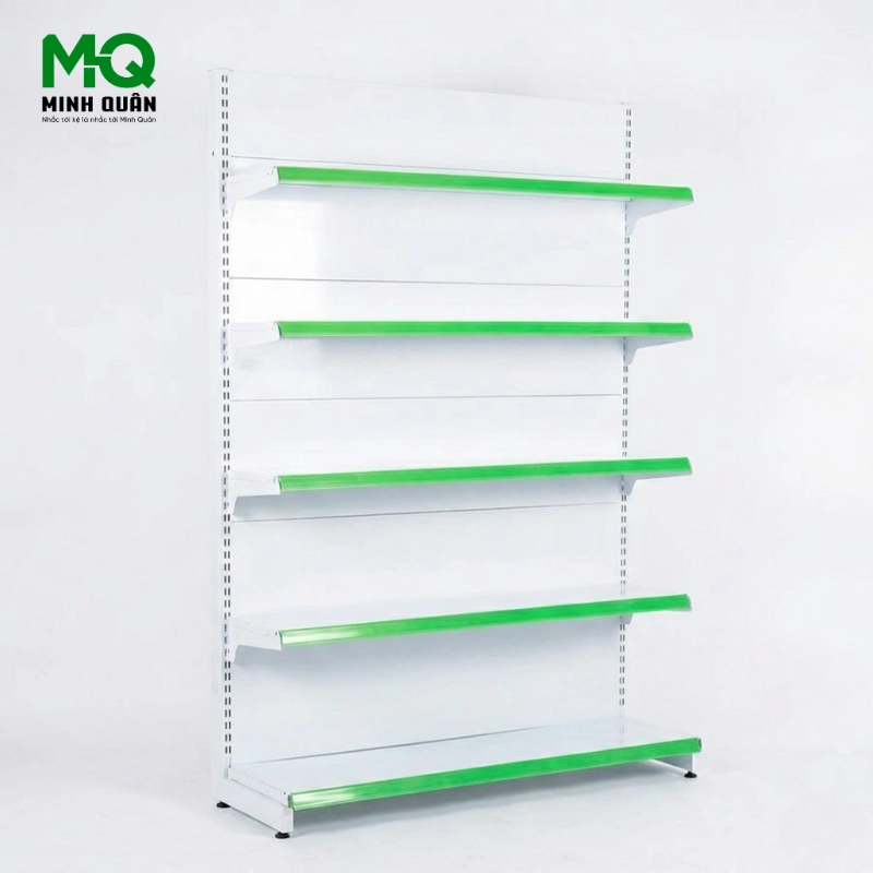 Kệ đơn lưng tôn kín 5 tầng 1200×1800 mm Kệ đơn lưng tôn kín 5 tầng 1200×1800 mm