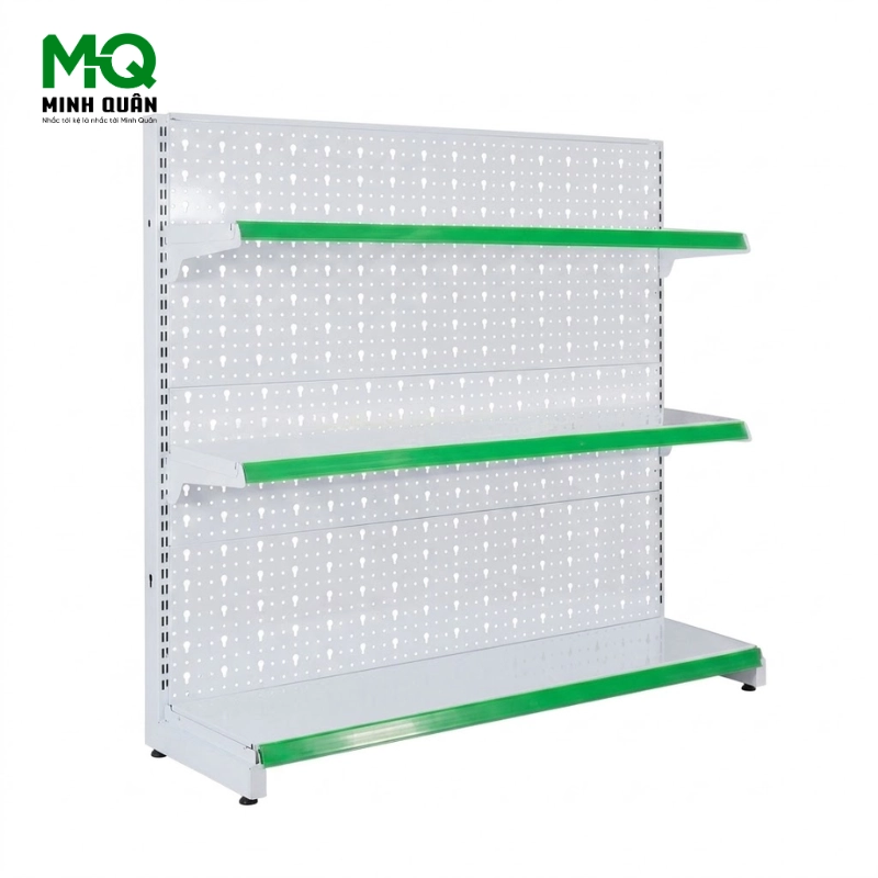 giá Kệ đơn lưng tôn lỗ khóa 3 tầng 1200×1200 mm giá Kệ đơn lưng tôn lỗ khóa 3 tầng 1200×1200 mm