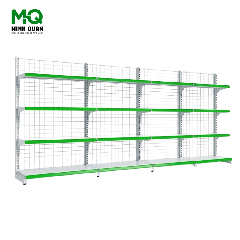 Kệ đơn lưng lưới 4 tầng 1200×1500 mm Kệ đơn lưng lưới 4 tầng 1200×1500 mm